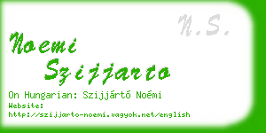 noemi szijjarto business card